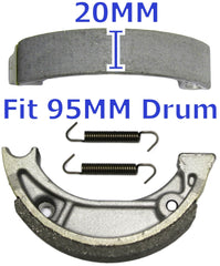 Master Chen brake shoe friction surface closeup highlighting semi-sintered durability