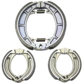 Master Chen front and rear brake shoes packaged, clear branding and complete sets benefit fit confirmation