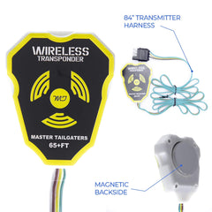 Master Tailgaters close-up of protected magnetic base demonstrating secure mount and surface protection