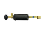 Mastercool 82375 front view showing compact injector and metal canister benefit durability
