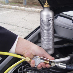 Mastercool flush gun detail close-up highlighting durable construction and ergonomic control for precision