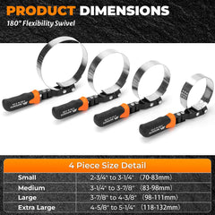 MateAuto band wrench close-up highlighting dimpled stainless steel for strong grip