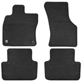 Matericuo driver-side mat fitted in VW Jetta showing secure fit and protection
