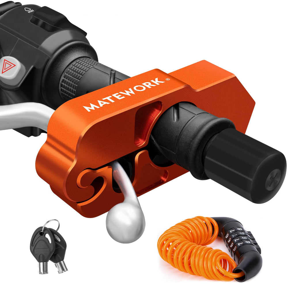 Matework front view of lock showing compact design and reliable security