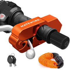 Matework front view of lock showing compact design and reliable security