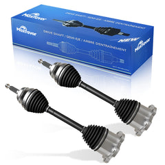 Maxfavor packaged front axle pair showing durable components and ready-to-install benefit