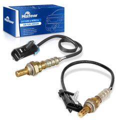 Maxfavor front packaging showing oxygen sensor set and fitment details for quick identification