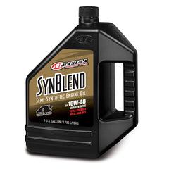 Maxima Syn Blend Ester 10W40 front label showing specs and protection