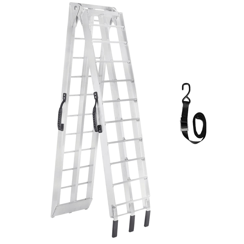 MAXIVAMN front folded ramp showing compact carry position and portability