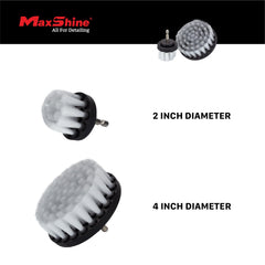 Maxshine 2-inch brush focused on seams for precise cleaning