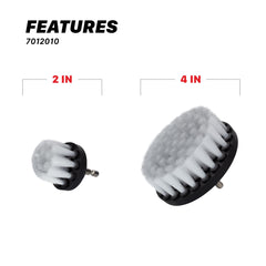 Maxshine 4-inch polypropylene bristles close-up protecting surfaces