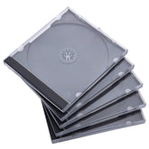 Maxtek clear jewel case front view showing artwork visibility and protection