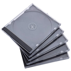Maxtek clear jewel case front view showing artwork visibility and protection