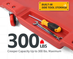 MaxWorks built-in dual tool trays holding sockets and wrenches for quicker repairs