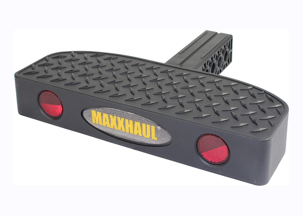 MAXXHAUL front profile step in hitch showing sturdy access benefit