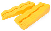 MaxxHaul front view of yellow ramps showing bright visibility and easy placement
