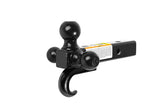 MAXXHAUL front view of triple ball mount showing three sizes and all-in-one convenience