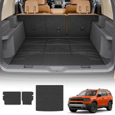 Maxzina trunk mat front view showing precise fit and full coverage benefits