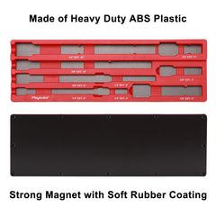 Mayouko organizer installed inside a metal drawer for efficient toolbox organization