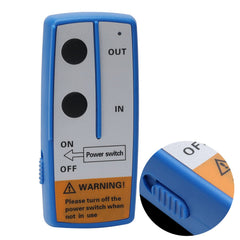 MaySpare remote button closeup with sealed rubber buttons for weather resistance benefit