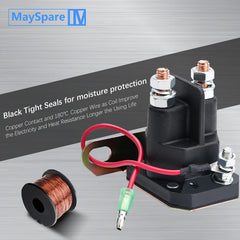 MaySpare solenoid installed on Polaris Sportsman demonstrating direct fit