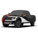 MBLCOOVERS T4 full-coverage front view protecting truck from elements