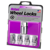 McGard 24137 front packaging showing chrome locks and key, secure appearance