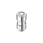 McGard front view showing five chrome wheel locks and packaging for secure replacement