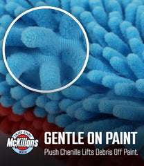 McKillans soapy pad in hand holding suds for slick lubrication