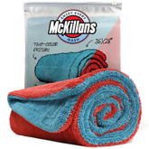 McKillans front packaging showing towel and key features for quick selection