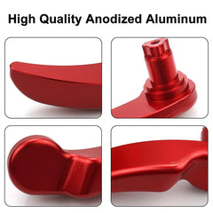 MDPROMCP close-up of red anodized finish highlighting durable surface protection