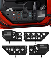 MEALAM front door pocket front view showing sleek fit and added storage benefit