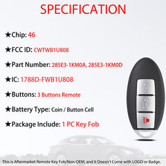 MechanMagic back label closeup showing FCC ID and fitment reassurance benefit