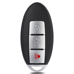 MechanMagic front view of fob showing buttons and ergonomic design benefit