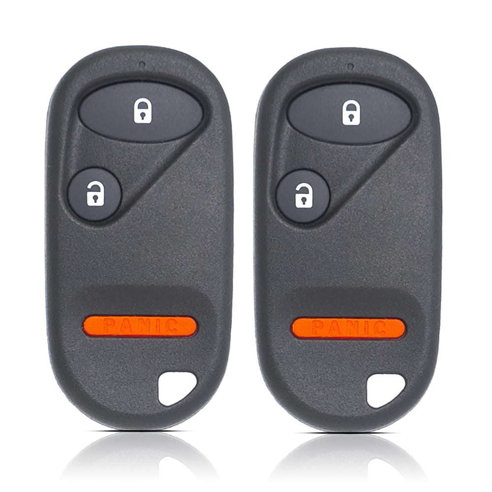 MechanMagic front view of two fobs showing buttons and compatibility benefit