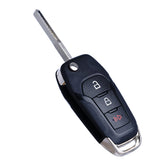 MechanMagic front view of flip key fob showing buttons and branding for reliable replacement