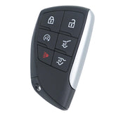 MechanMagic front view key fob showing six-button layout and easy replacement benefit