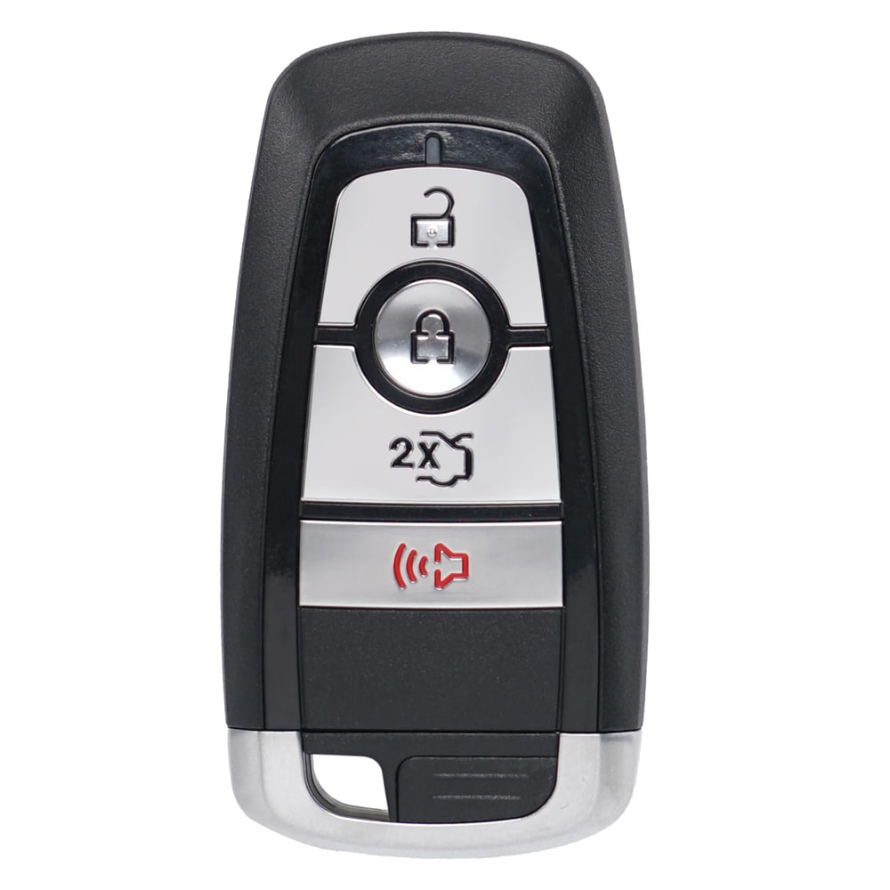 MechanMagic front view key fob showing 4-button layout and quick recognition benefit