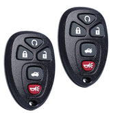 MechanMagic front view of two key fobs showing all buttons and benefit of quick identification