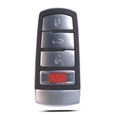 MechanMagic front view of 4-button fob showing button layout and easy replacement benefit