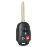 MechanMagic remote front view showing buttons and Toyota fit for quick replacement