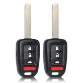 MechanMagic front view remote showing four buttons and clear layout, quick replacement benefit