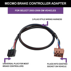 MECMO controller plug close-up highlighting solid contacts and durability