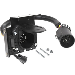 MECMO front angle showing 7-way and 4-flat outputs and easy access