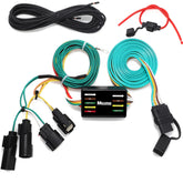 MECMO front connector mounted on Transit providing secure trailer light hookup