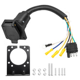 MECMO front view 7-way socket showing secure connection and easy access