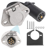 MECMO front view adapter with plug showing sturdy connection and easy hookup