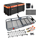 MeeFar front view full carrier showing sturdy platform and capacity
