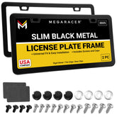 Mega Racer front view showing two matte black frames and clean styling
