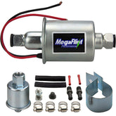 Megaflint front packaging showing pump and label, highlights plug-and-play benefit